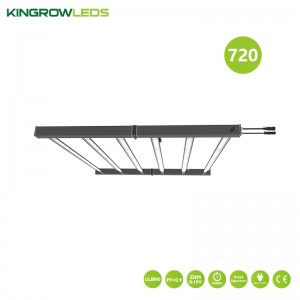 480w-960W foldable grow light for vertical rack system | Kingrowleds