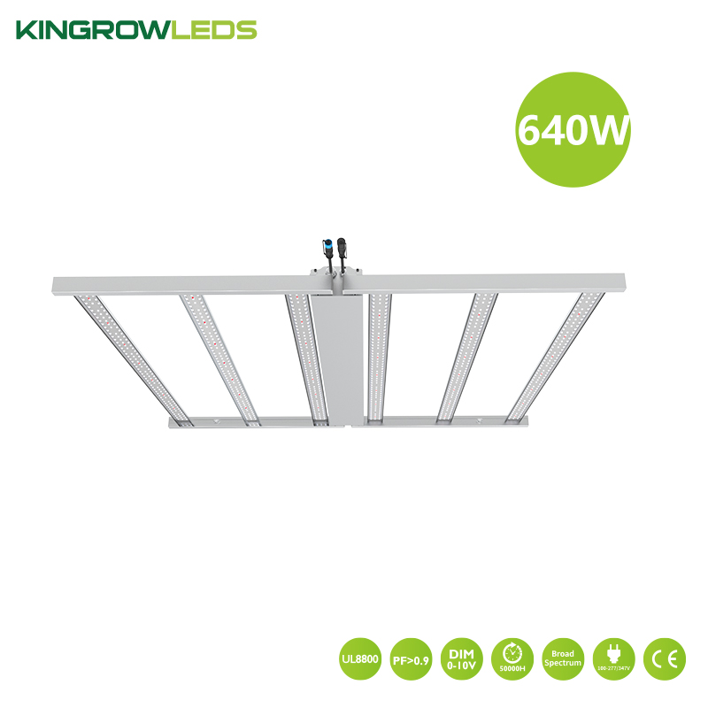 China 640W-1200W Foldable Grow Light, Kingrowleds Manufacture and Factory